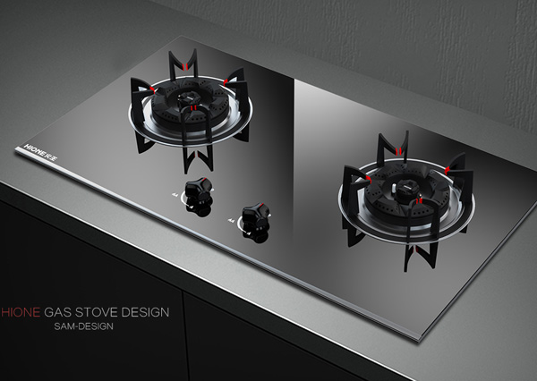 HIONE智能燃气灶外观设计