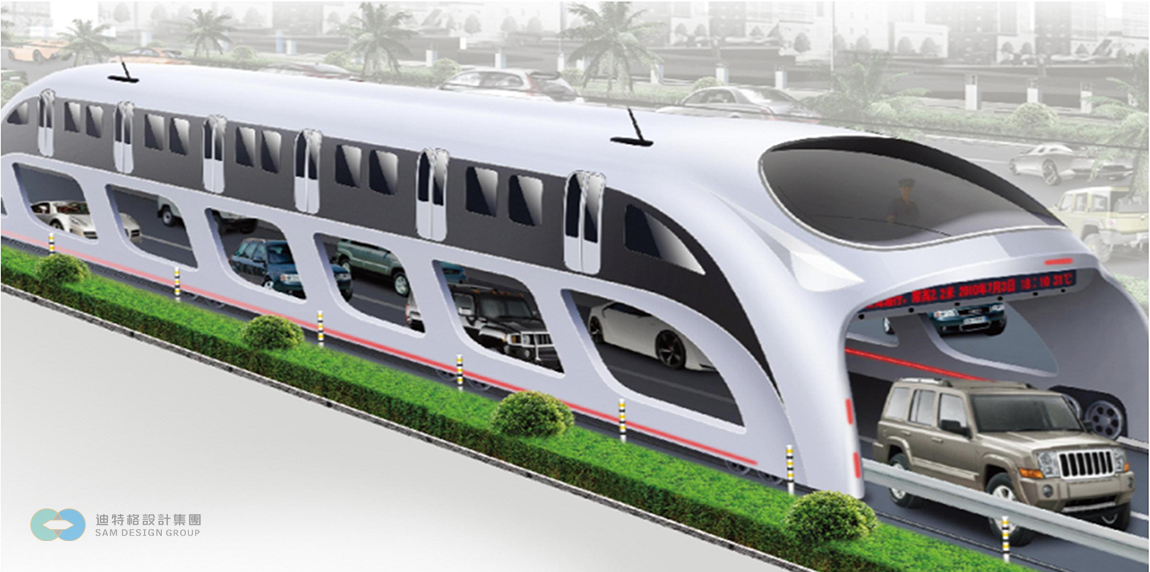 立体快巴外观设计效果图