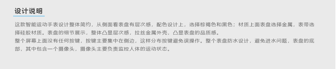智能运动手表外观设计效果图