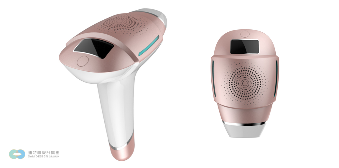 医疗美容仪器手持脱毛仪外观设计效果图
