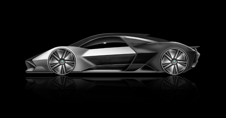 概念汽车外观设计效果图