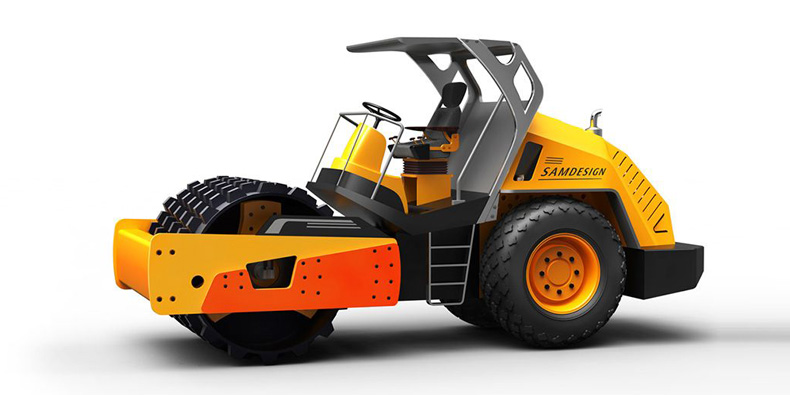 压路机外观设计效果图