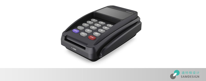 银行POSE机外观设计效果图