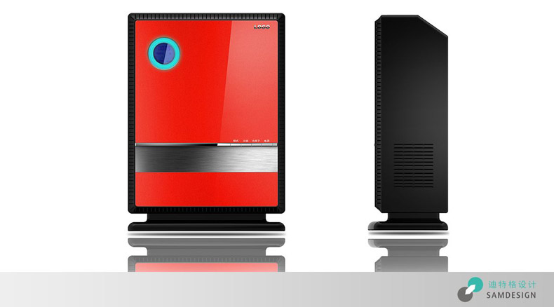 空气净化机设计效果图