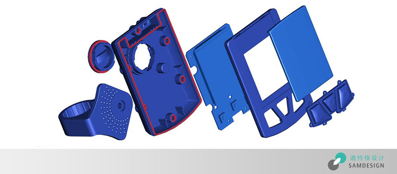 自行车控制器结构设计效果图